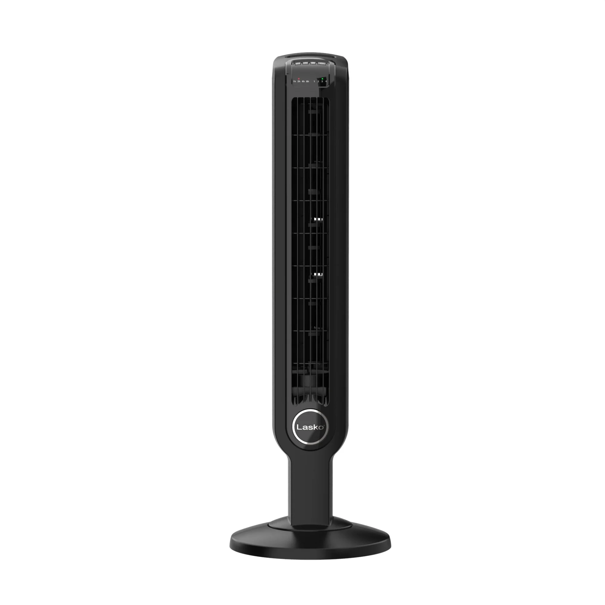 Lasko 36" Tower Fan: Oscillating, 4-Speed, Remote, Timer, Dark Mode, Black - Image 3