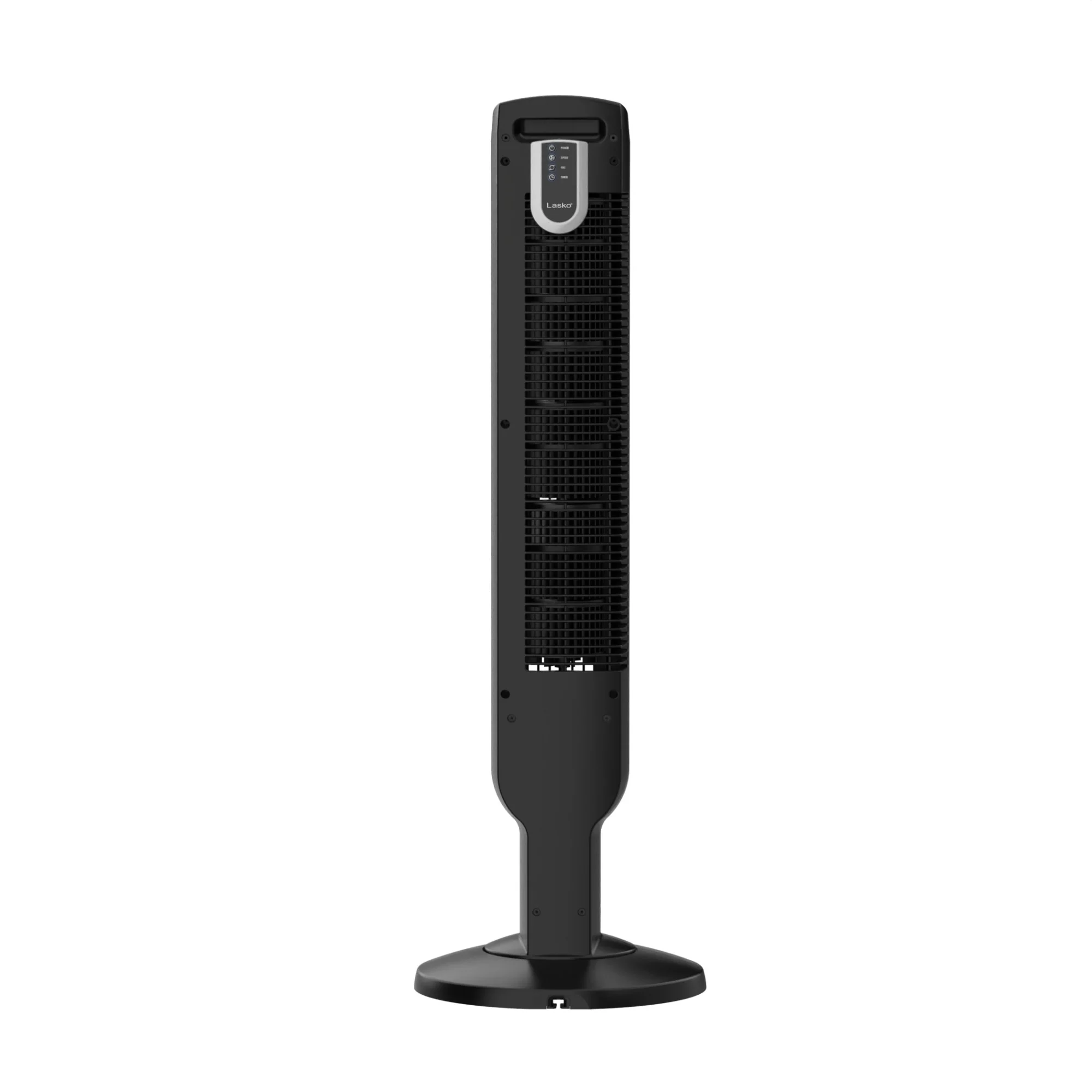 Lasko 36" Tower Fan: Oscillating, 4-Speed, Remote, Timer, Dark Mode, Black - Image 5