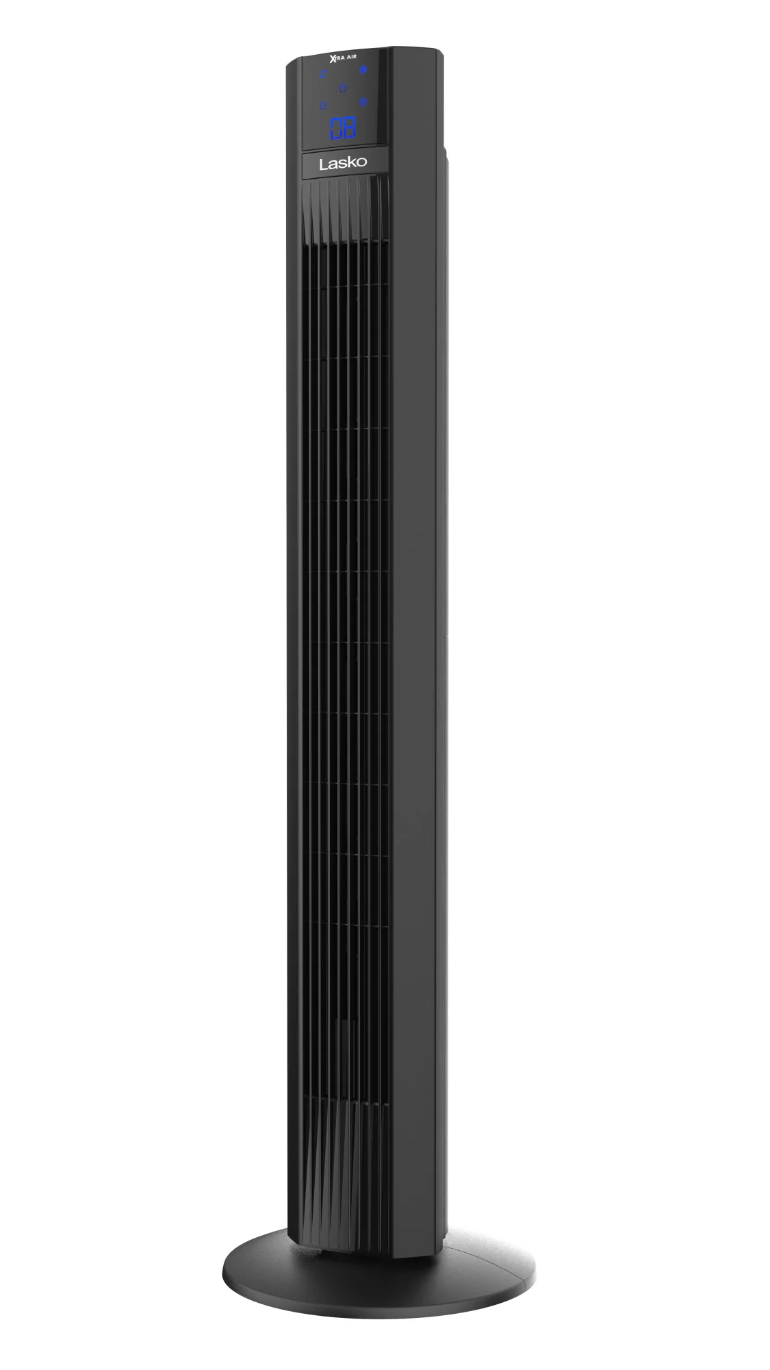 Lasko Xtra Air 48" Tower Fan: Oscillating, 4-Speed, Remote, Timer, Black