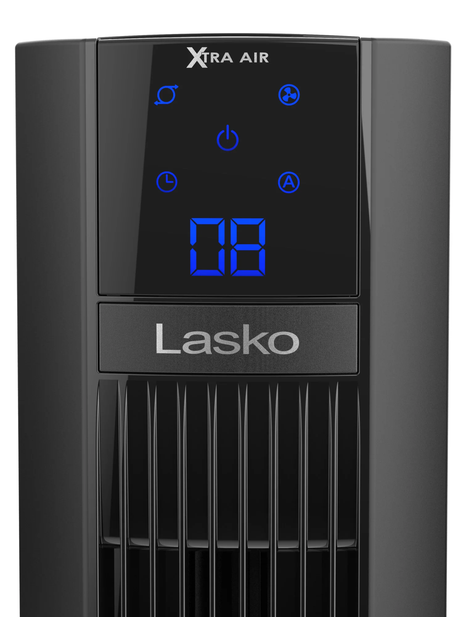 Lasko Xtra Air 48" Tower Fan: Oscillating, 4-Speed, Remote, Timer, Black - Image 4