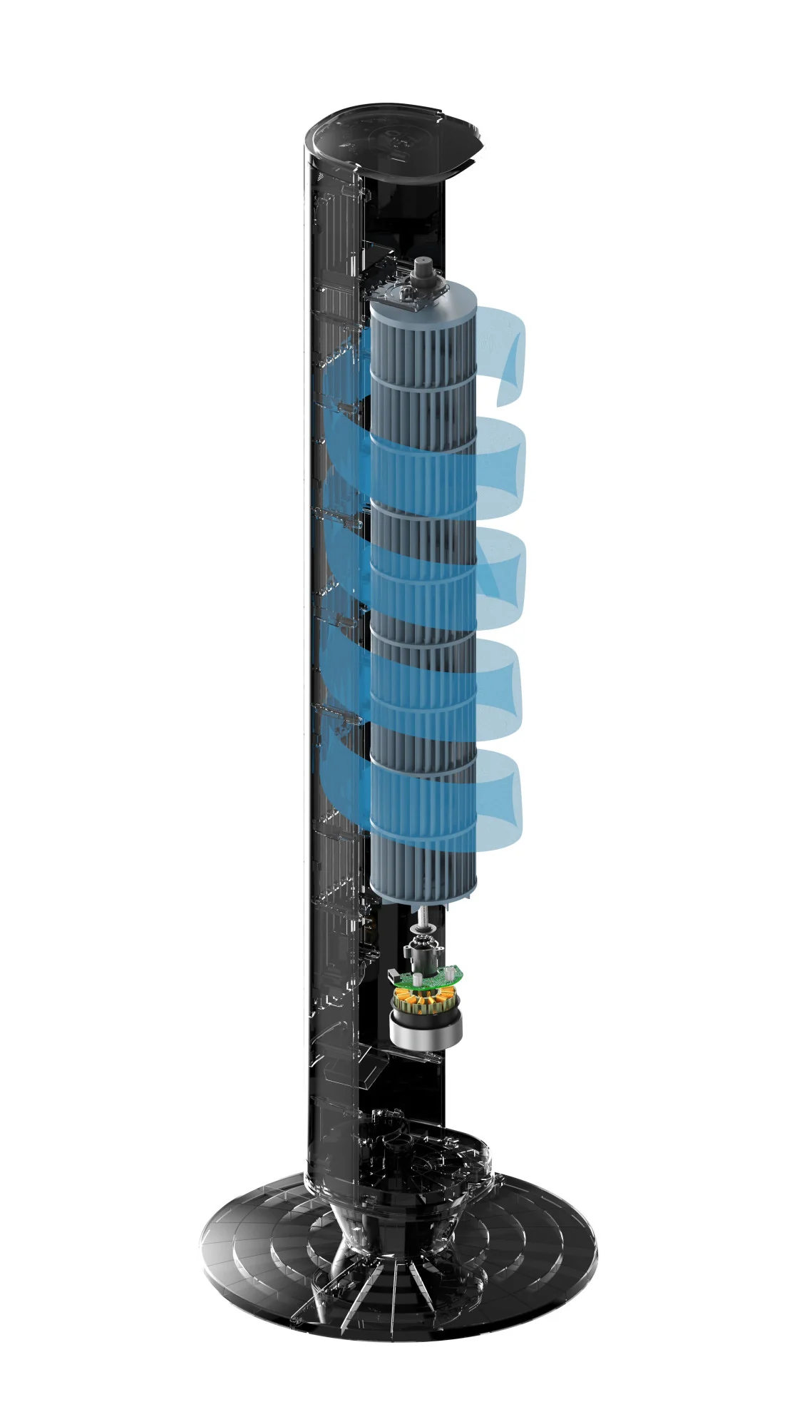 Lasko 40" DC Tower Fan: Oscillating, 12-Speed, Remote, Timer, Black - Image 12