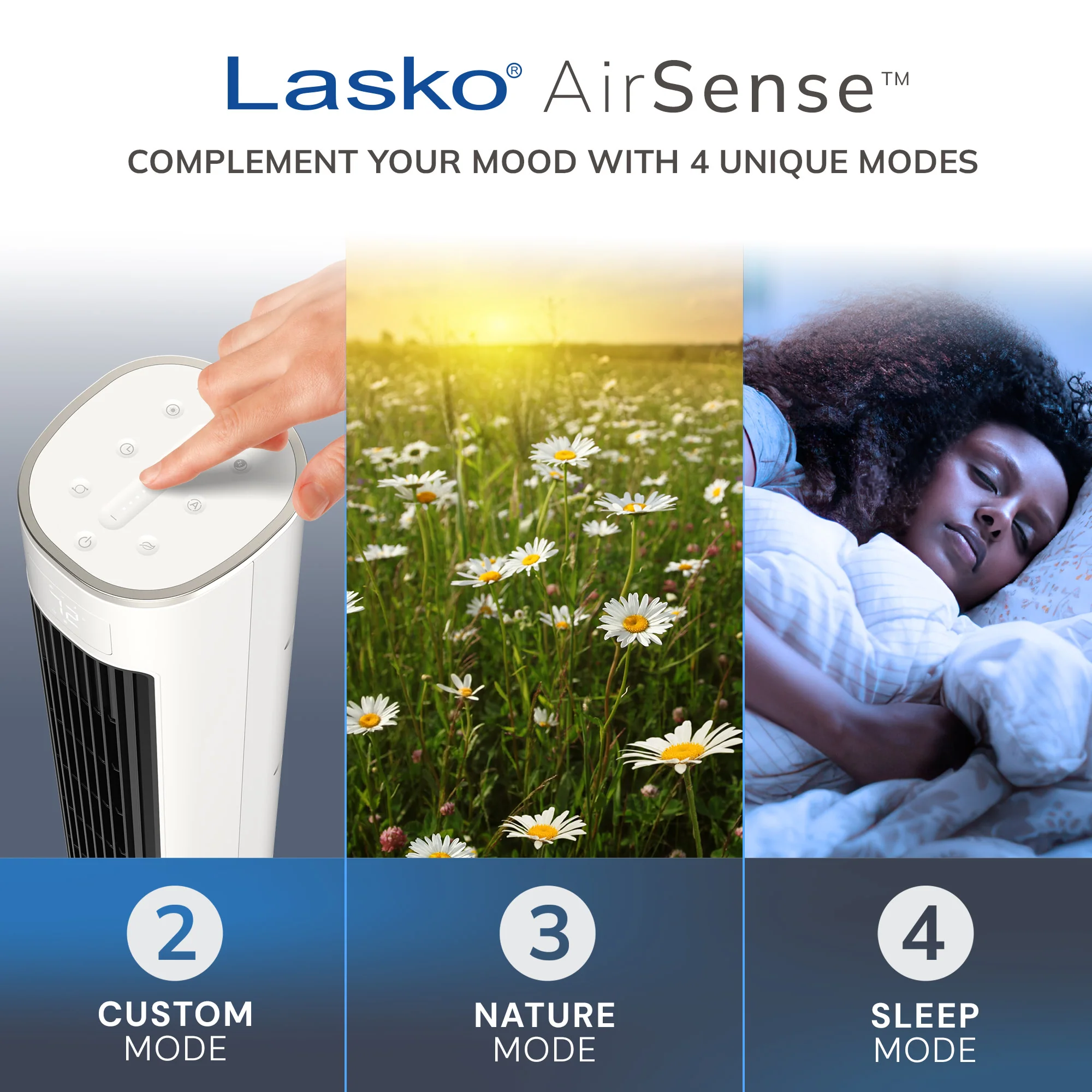 Lasko 40" DC Tower Fan: Oscillating, 12-Speed, Remote, Timer, White - Image 6