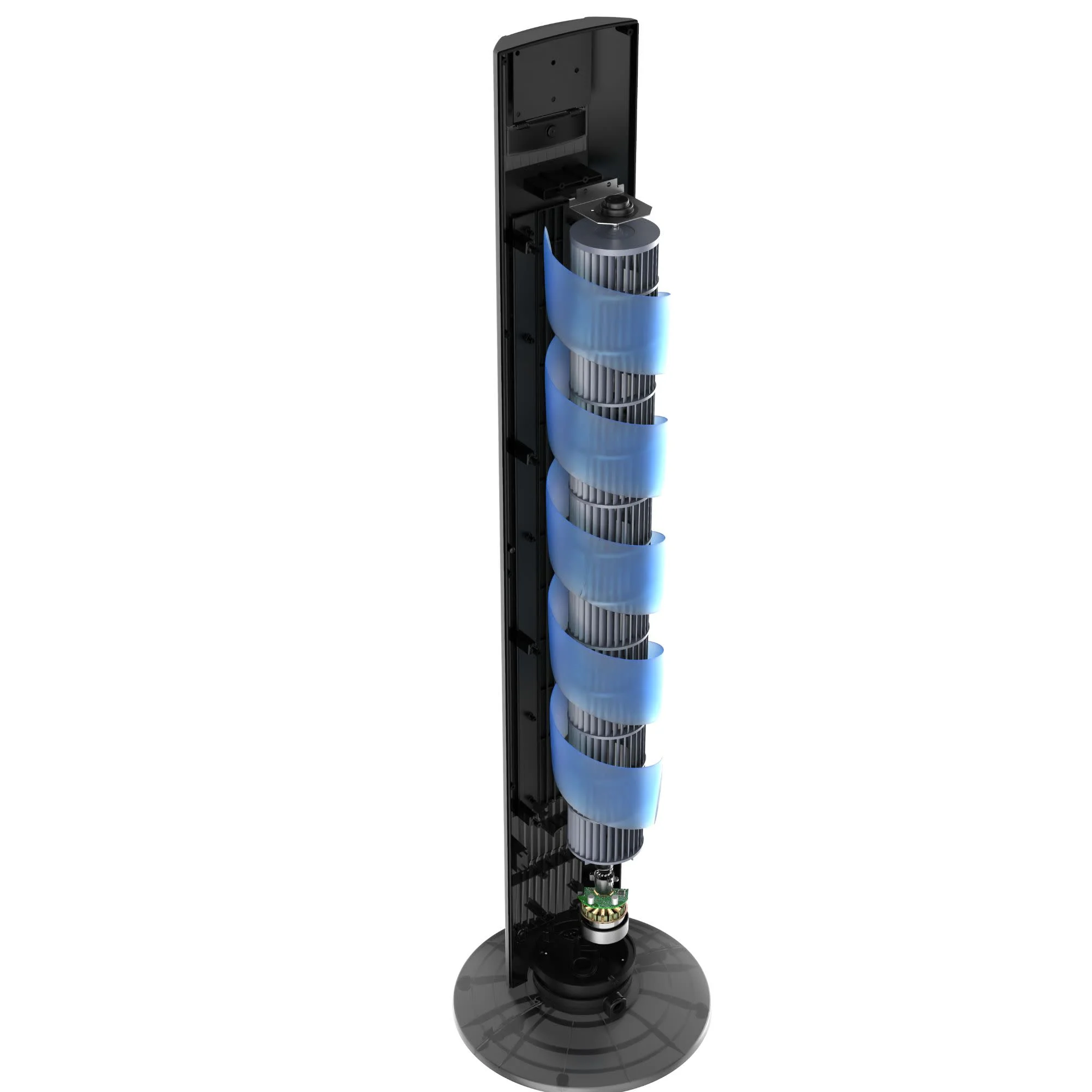 Lasko 48" DC Tower Fan: Oscillating, 12-Speed, Remote, Timer, Gray - Image 10