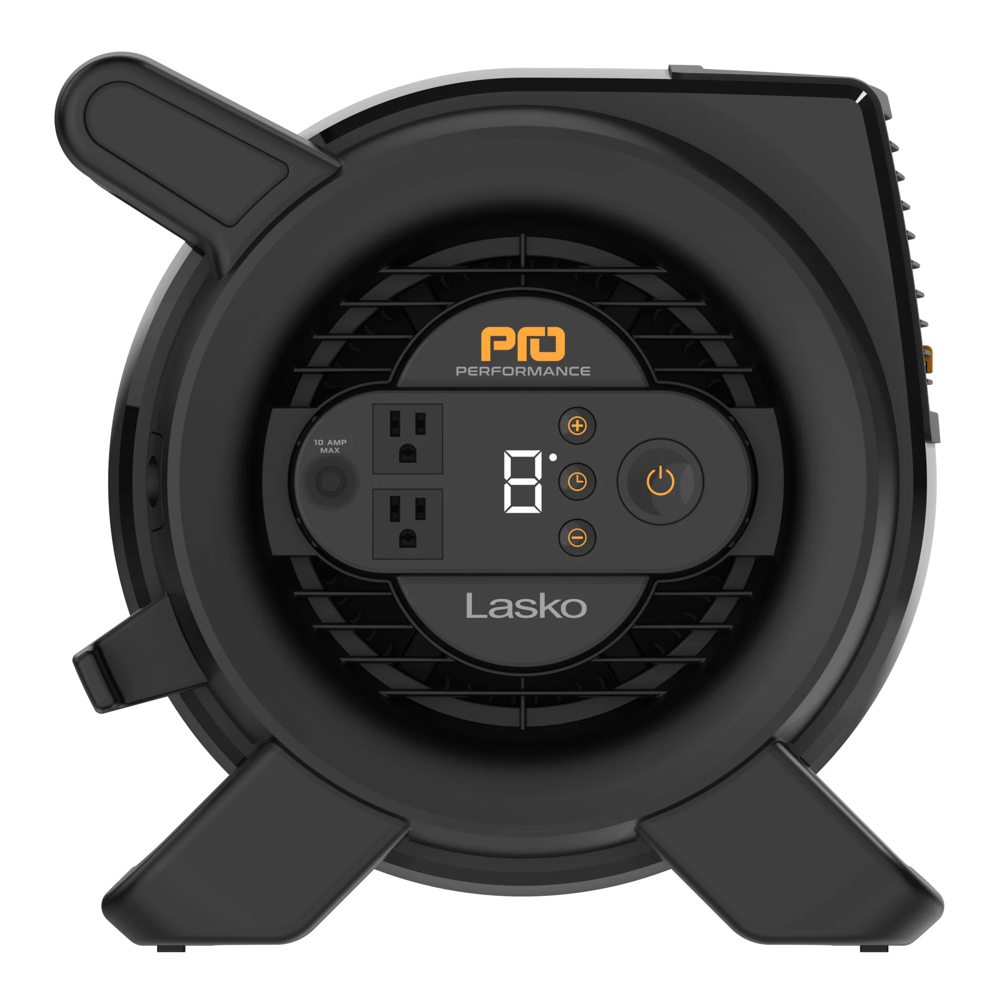 Lasko 14" DC Air Mover Blower Fan: 9-Speed, High Velocity, 2 Outlets, Pivoting, Black - Image 11