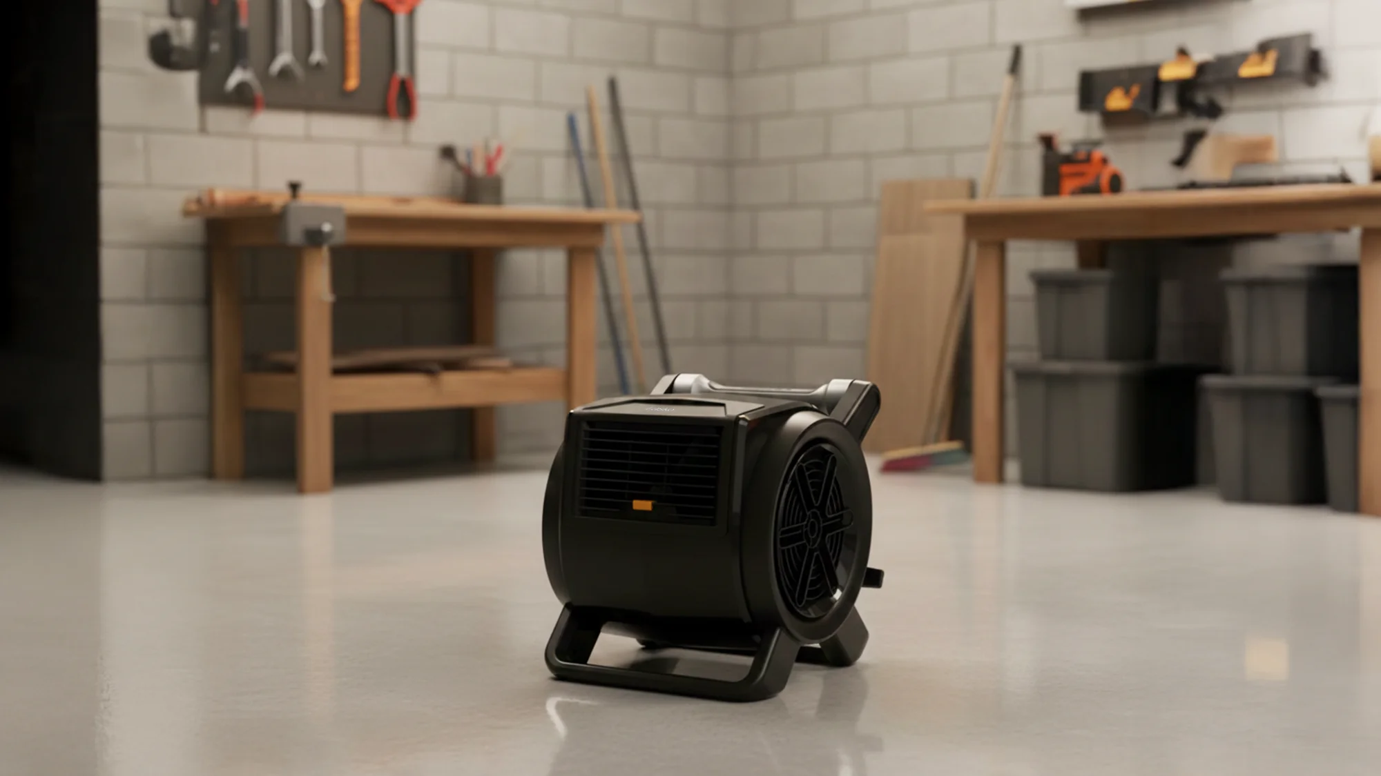 Lasko 14" DC Air Mover Blower Fan: 9-Speed, High Velocity, 2 Outlets, Pivoting, Black - Image 16