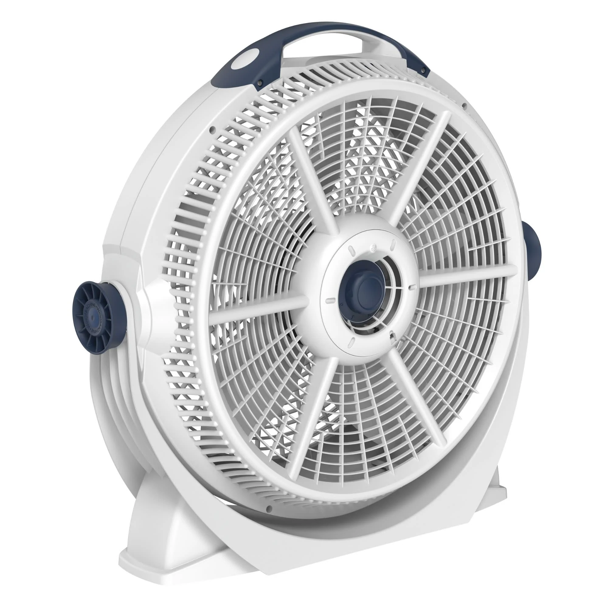 Lasko Wind Machine 20" Air Circulator Fan: 3-Speed, 360° Directional Airflow, Gray - Image 10