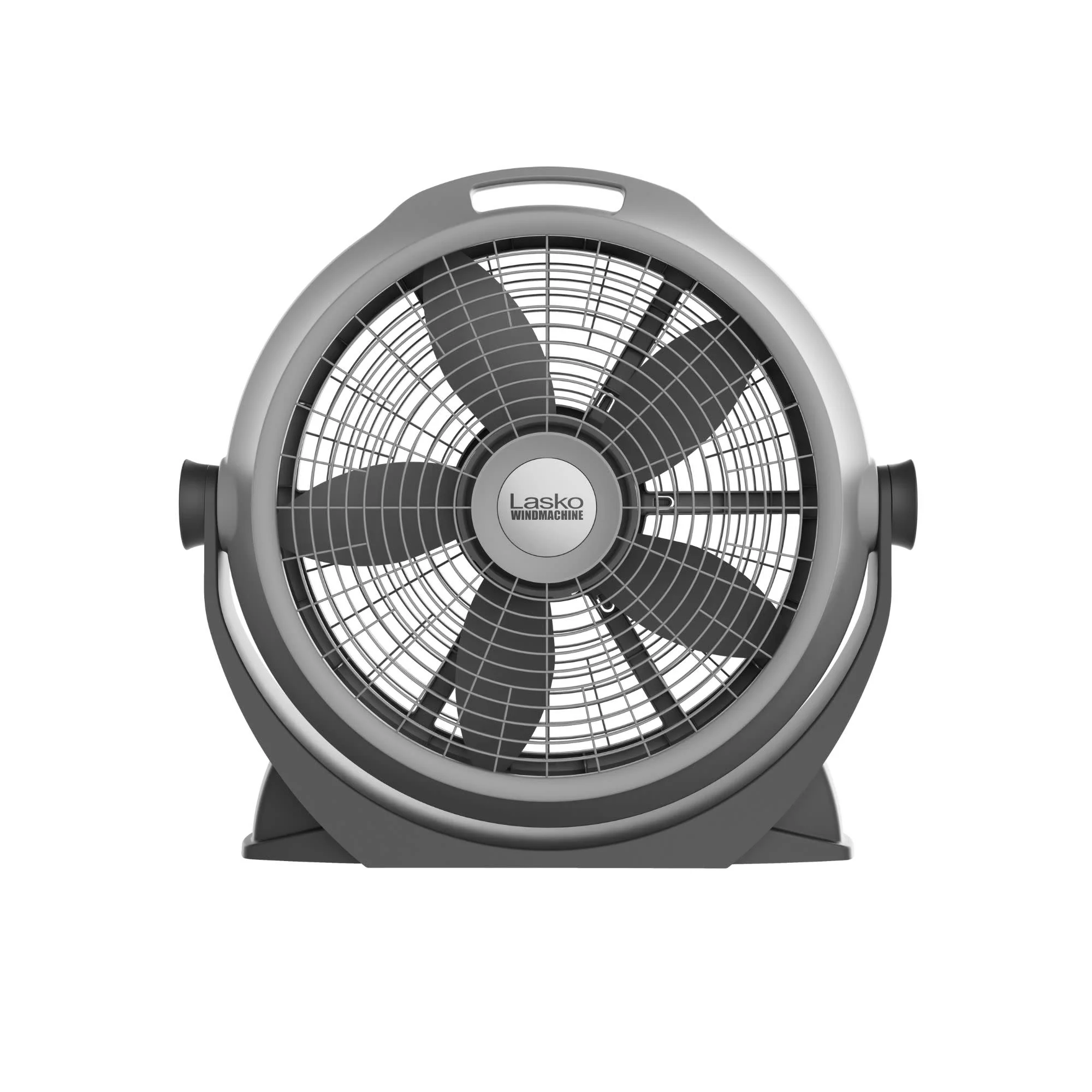 Lasko Wind Machine 20" Air Circulator Fan: 3-Speed, 360° Airflow, Gray - Image 9