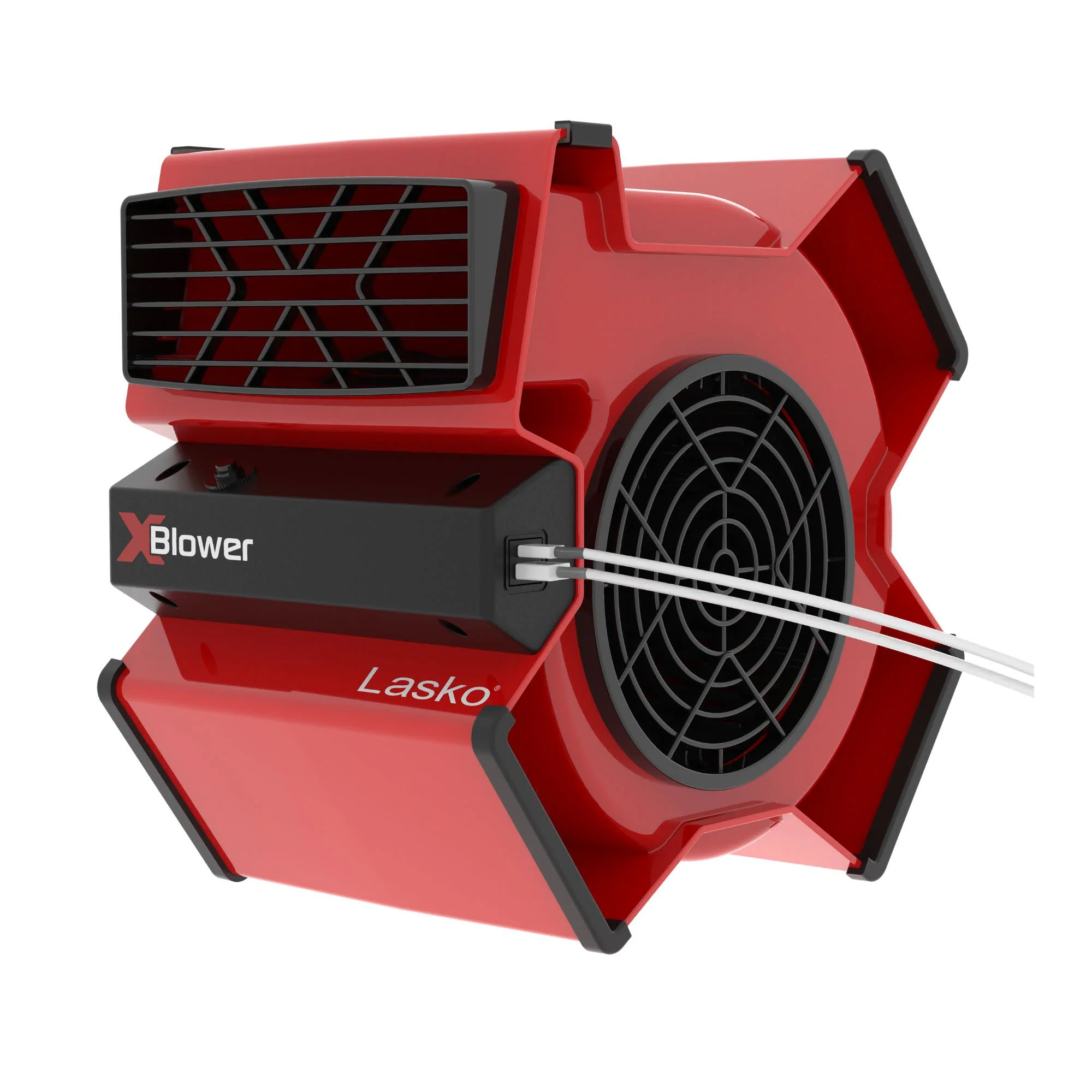 Lasko X-Blower 11" Air Mover Blower Fan: 3-Speed, High Velocity, 1 Outlet, Red - Image 10