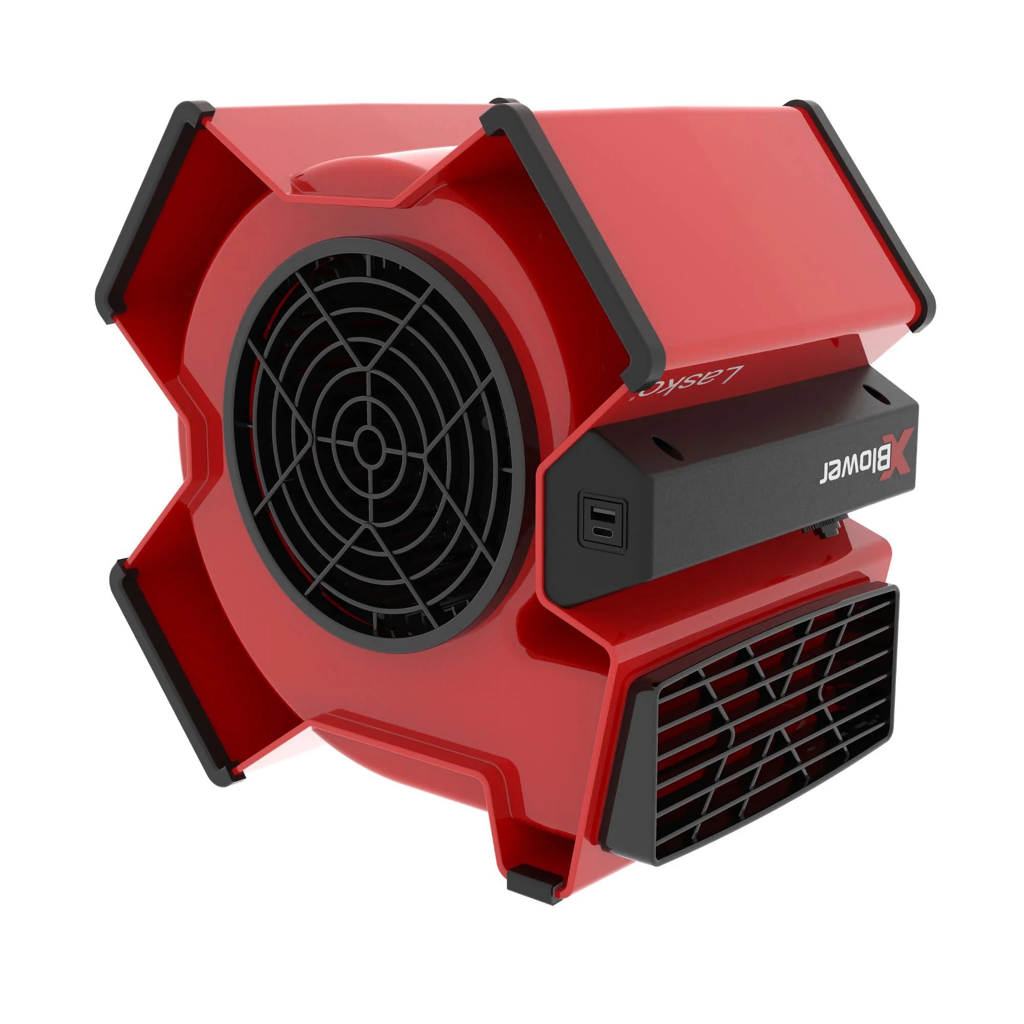 Lasko X-Blower 11" Air Mover Blower Fan: 3-Speed, High Velocity, 1 Outlet, Red - Image 11