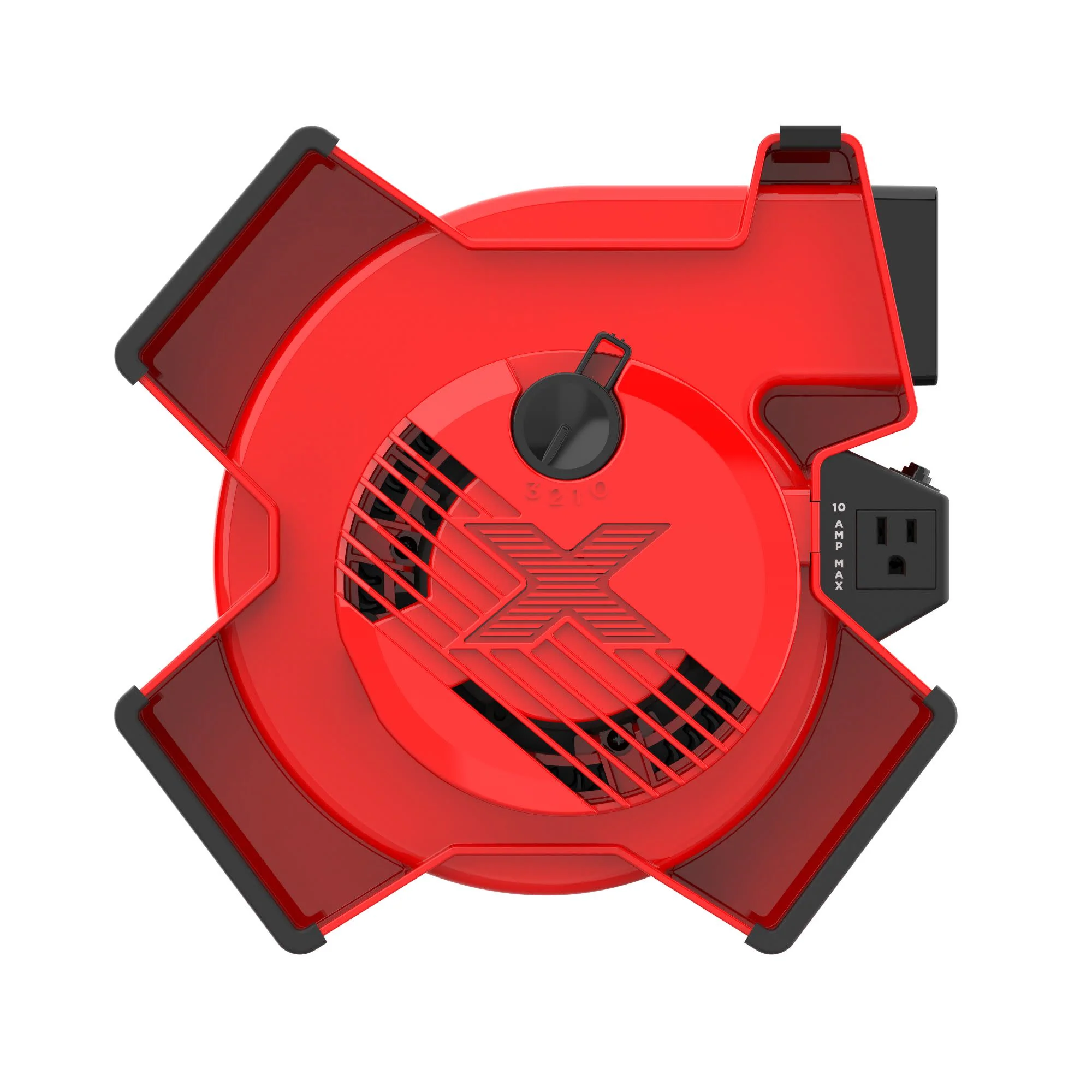Lasko X-Blower 11" Air Mover Blower Fan: 3-Speed, High Velocity, 1 Outlet, Red - Image 12