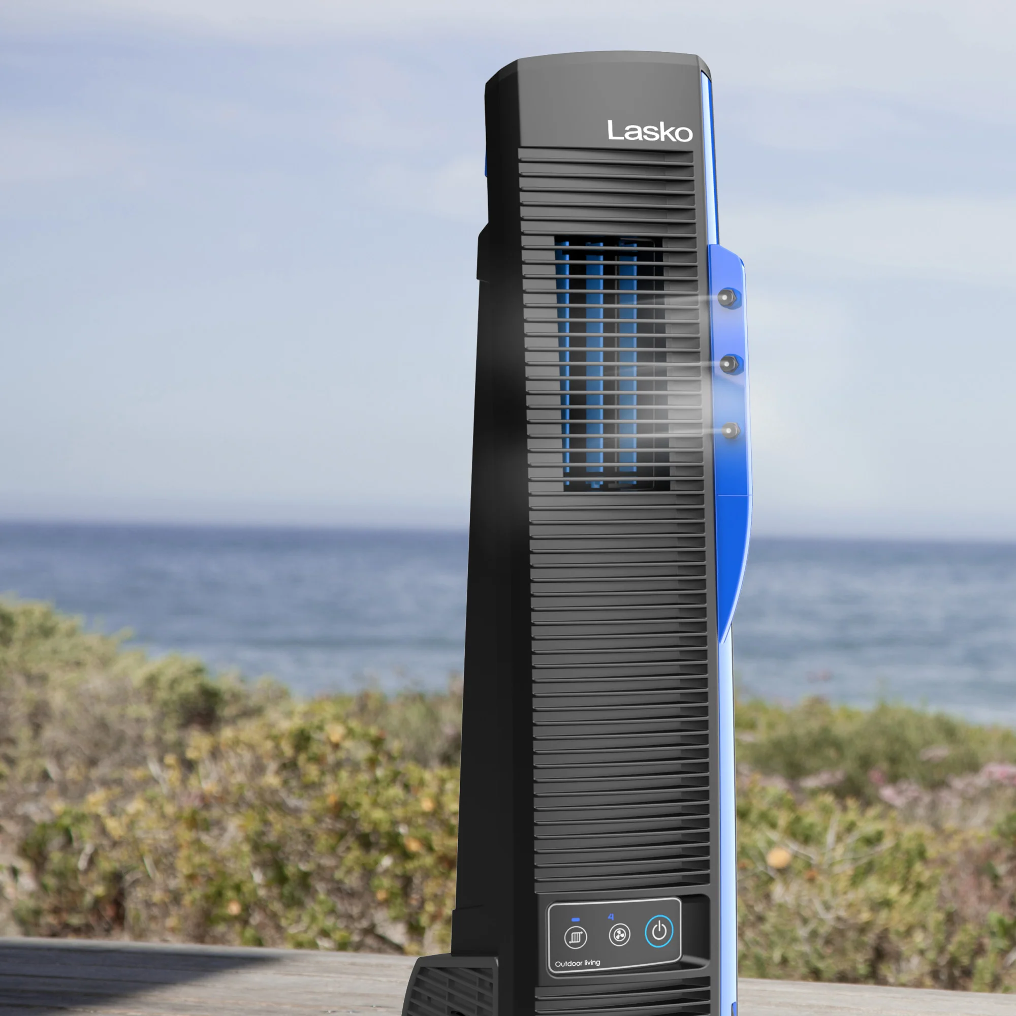 Lasko Misto 42" Outdoor Misting Tower Fan: Oscillating, 4-Speed, Black - Image 12