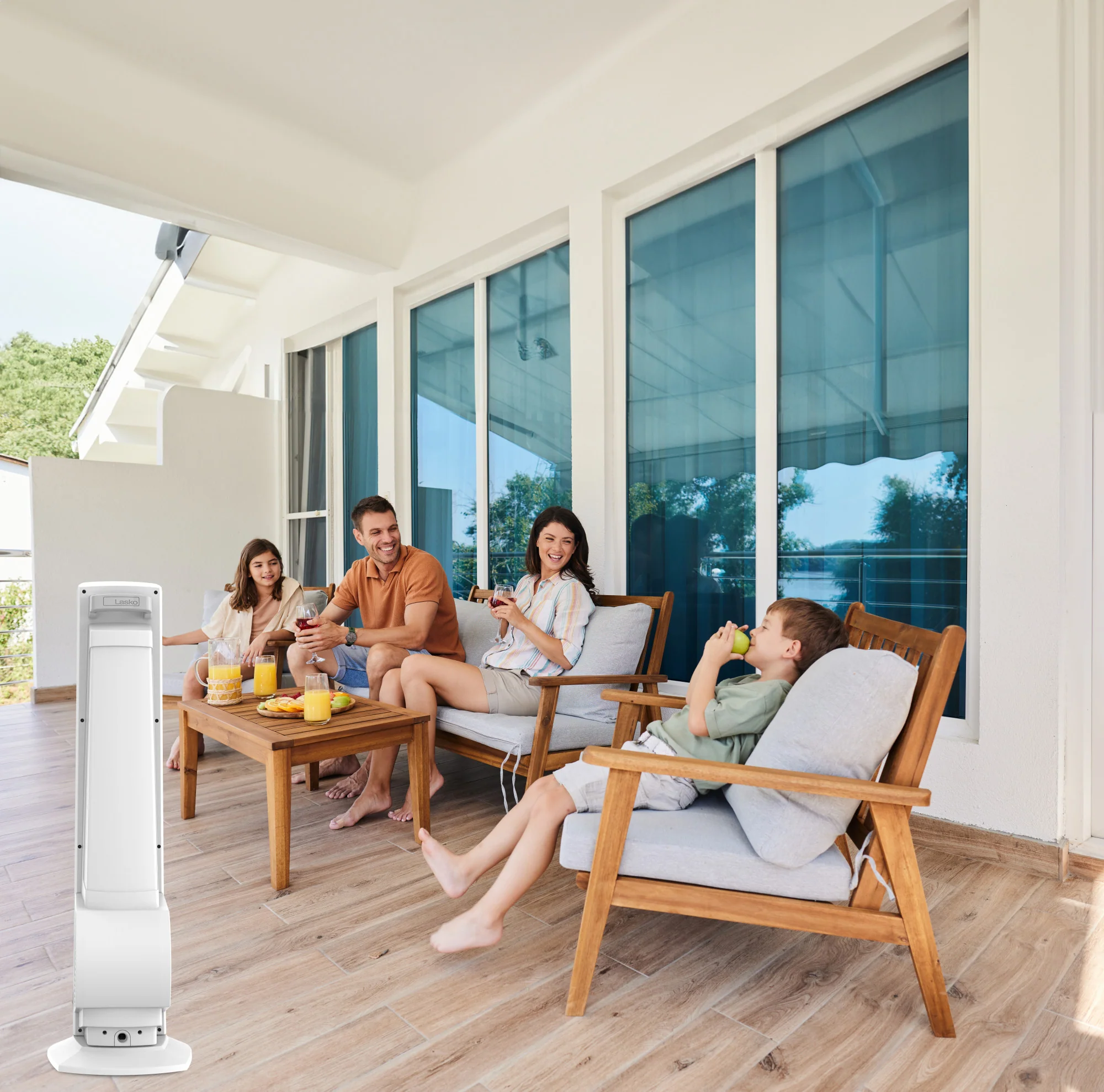Lasko Misto 42" Outdoor Misting Tower Fan: Oscillating, 4-Speed, White - Image 17